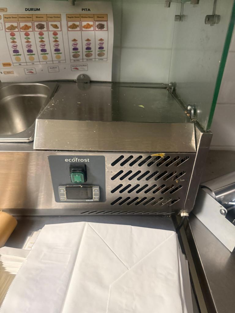 Ecofrost Saladiere/Koelvitrine - Perfect voor Horeca, Ophalen of Verzenden, Gebruikt, Koelen en Vriezen