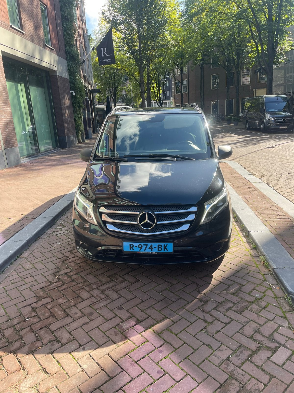 Mercedes-Benz Vito 2.2 116 CDI XL Tourer 2018 Taxi Zwart, 2000 kg, Diesel, 9 stoelen, Particulier