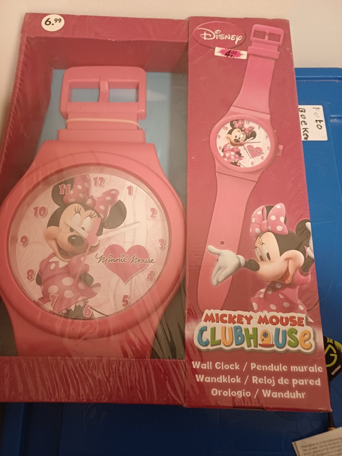 Klok  Disney, Ophalen