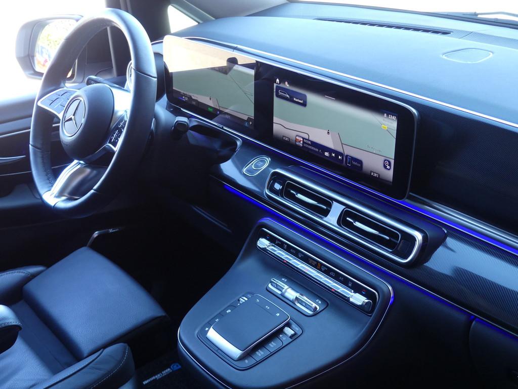Mercedes-Benz EQV 300 L2 90kWh AMG Dubbel Cabine Luchtvering, Gebruikt, Wit, 204 pk, Geïmporteerd