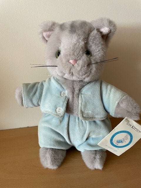 Beatrix Potter Knuffel Pluche Kat Tom Kitten Poes, Ophalen of Verzenden, Gebruikt, Dier