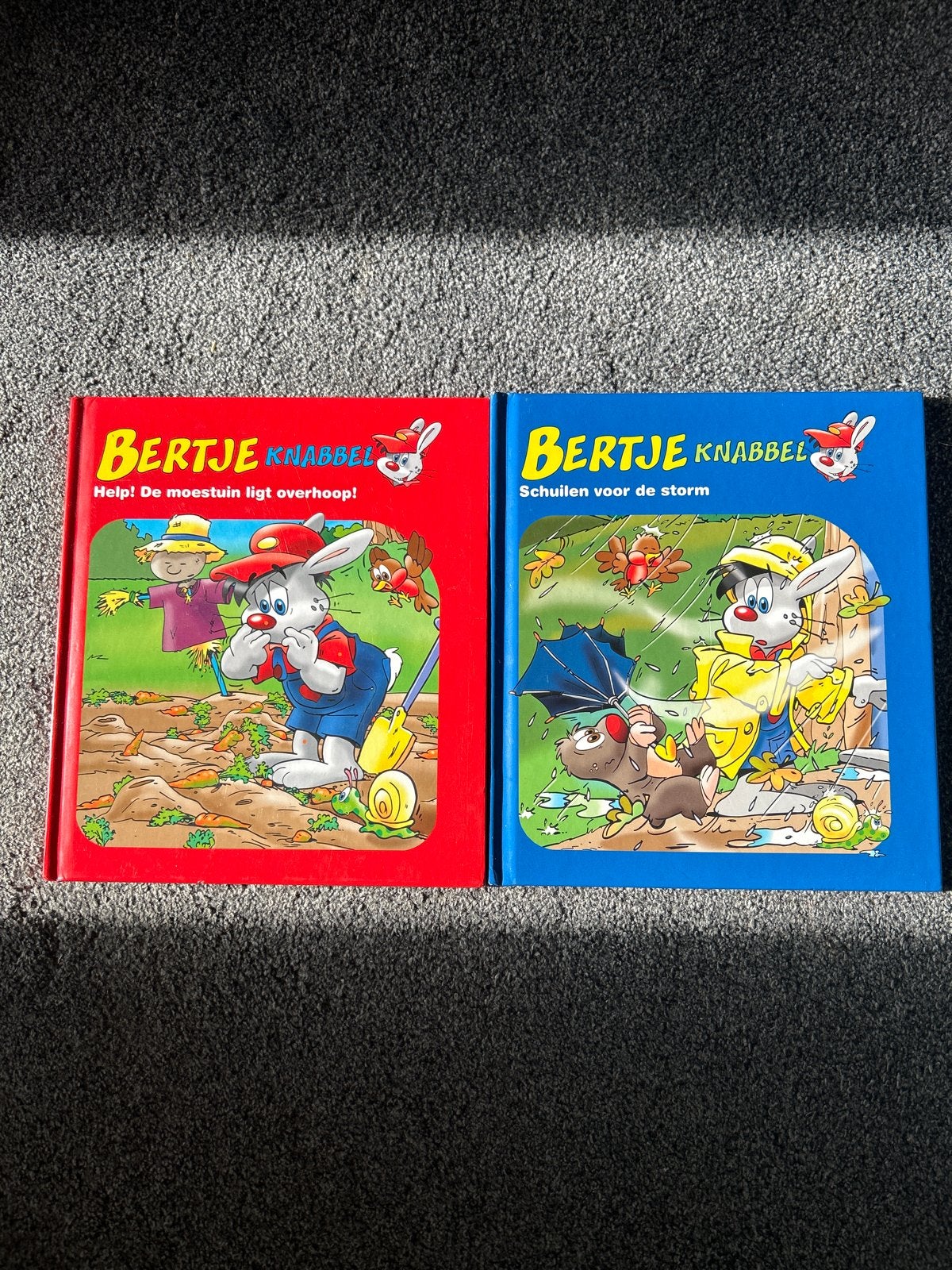 Bertje Knabbel boeken: Help! De moestuin ligt overhoop! & Sc, Boeken, Fictie algemeen, Jongen of Meisje, Ophalen of Verzenden