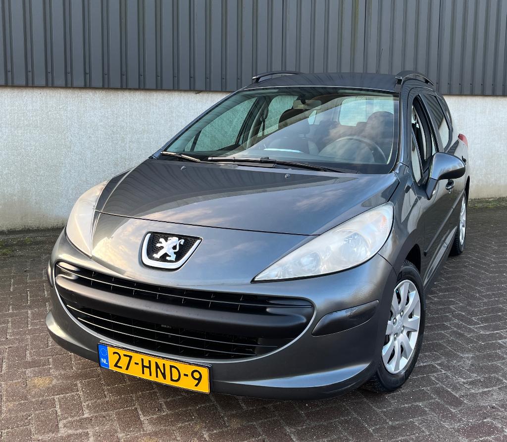 Peugeot 207 SW | 2009 | Airco | Apk 04-2027 | Aux, Stof, Origineel Nederlands, Handgeschakeld, Grijs