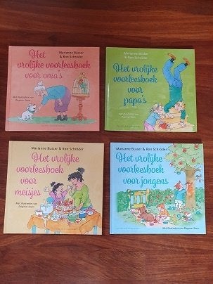 Het vrolijke voorleesboek voor papa’s, oma’s , jongens en me, Ophalen of Verzenden, Zo goed als nieuw, Fictie algemeen, Voorleesboek
