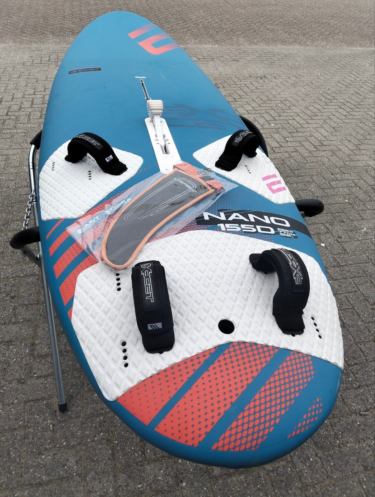 Exocet Nano 155D  ltr. met zwaard en vin. zgan, 250 tot 300 cm, Zo goed als nieuw, Plank, Exocet