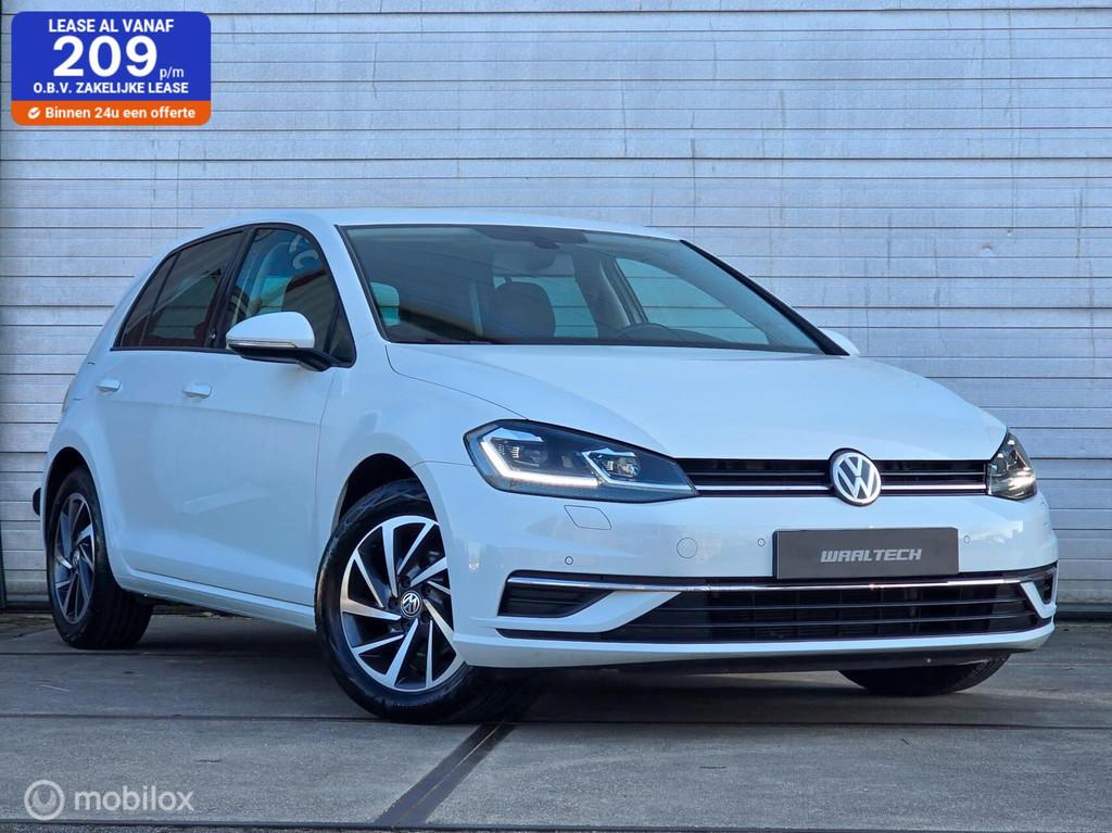 Volkswagen Golf 1.0 TSI Sound ACC Stoerverw. Pdc Carplay, Auto's, Volkswagen, Gebruikt, Euro 6, Wit, Bedrijf
