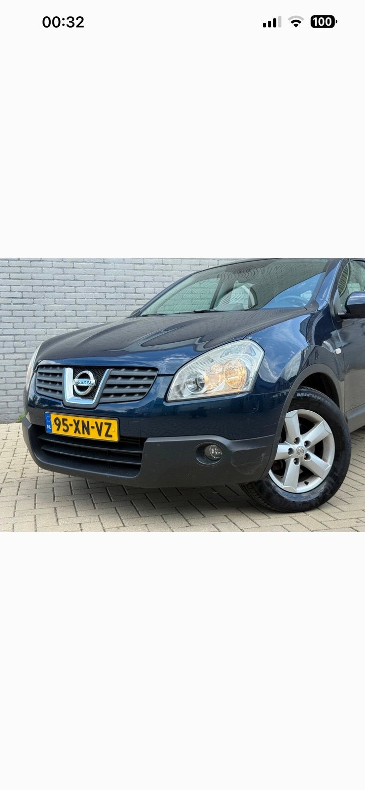 Nissan Qashqai 2.0 DCI 4WD AUT 2007 Blauw, Auto's, 1350 kg, 1995 cc, Blauw, Origineel Nederlands