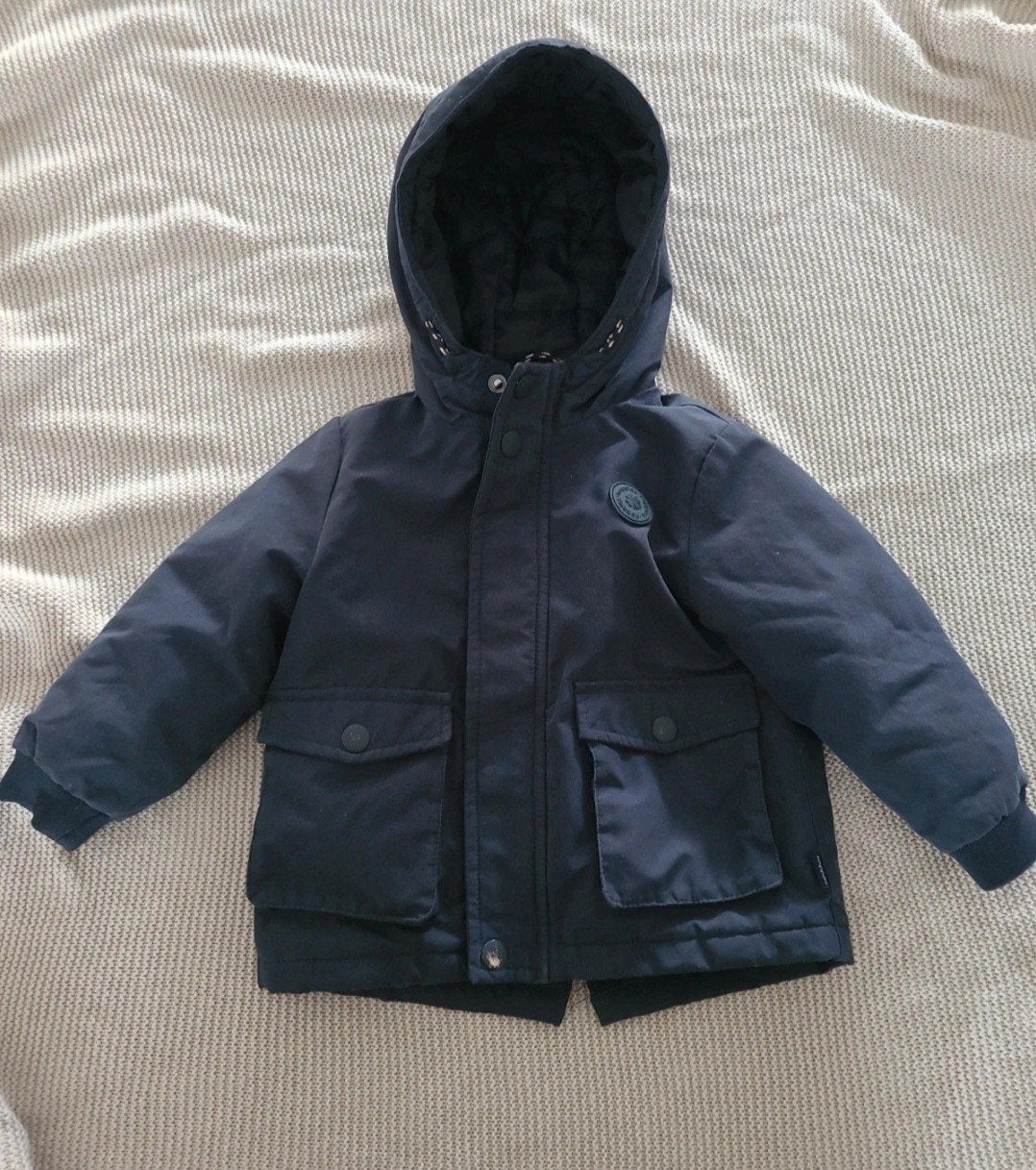 winterjas blauw maat 80, Gebruikt, Verzenden, Jasje, Jongetje
