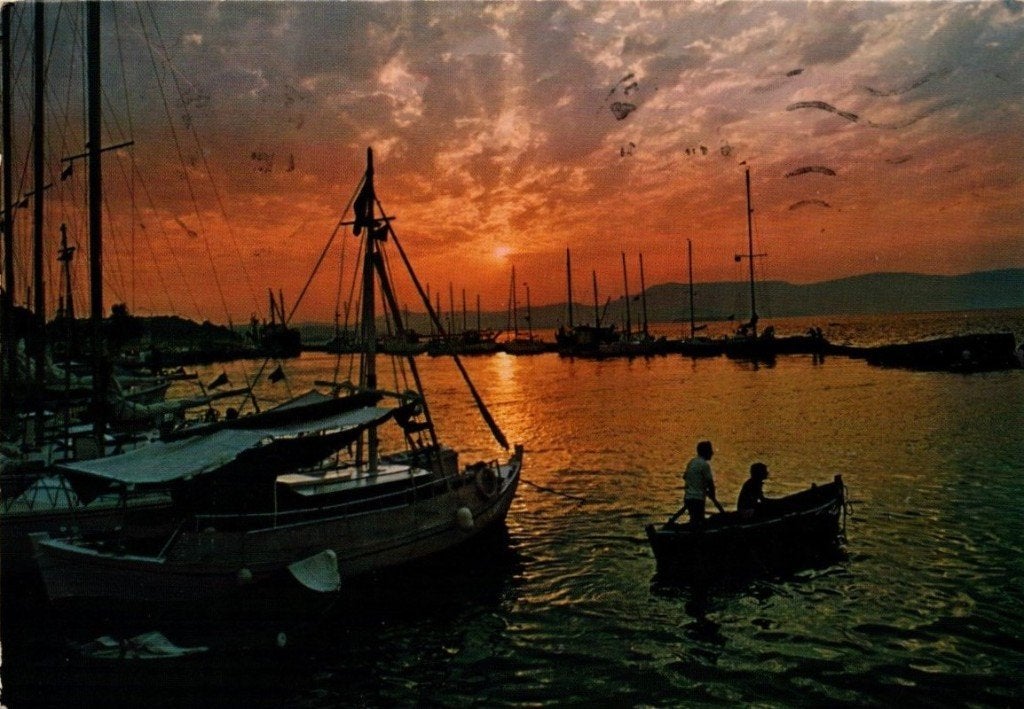 1 Ansichtkaart Corfu 1977., Ophalen of Verzenden, 1960 tot 1980, Gelopen, Overig Europa