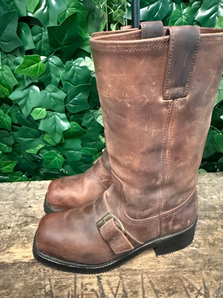 geweldig mooie vintage retro biker boots van Sendra maat 38, Bruin, Nieuw, Ophalen of Verzenden, Sendra