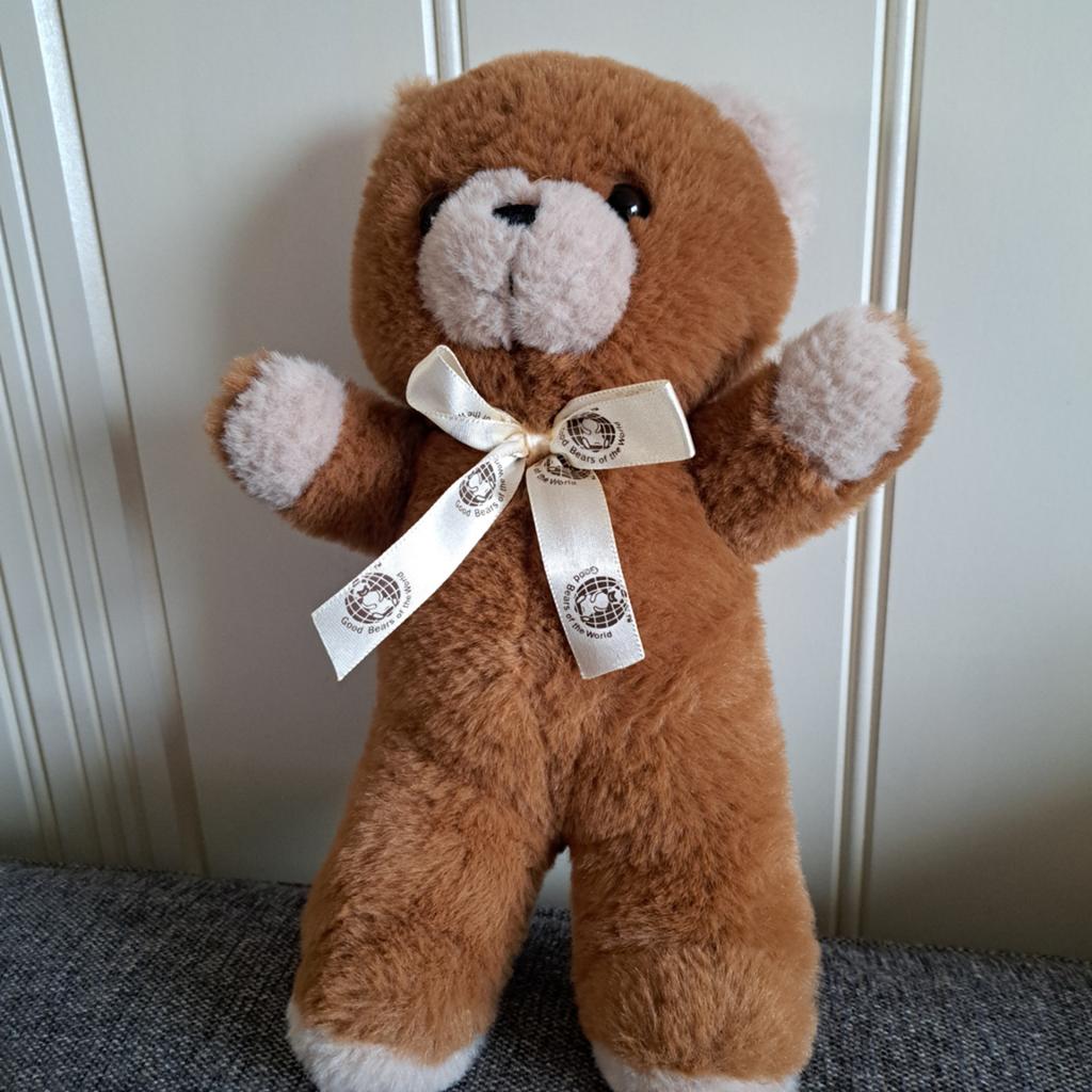 16.  Schattige Good Bear Knuffel - 27cm, Beer, Ophalen of Verzenden, Middelgroot (20 tot 80 cm), Bruin