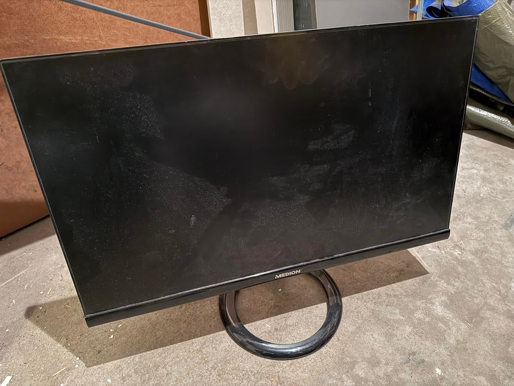 Medion MD20491 Monitor - 23.6 inch Full HD LED Scherm, Ophalen, Full HD, 60 Hz of minder, Gebruikt