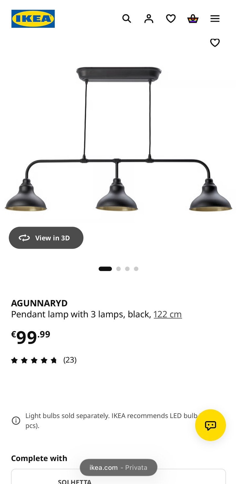 Ceiling lamp, Huis en Inrichting, Ophalen, Zo goed als nieuw