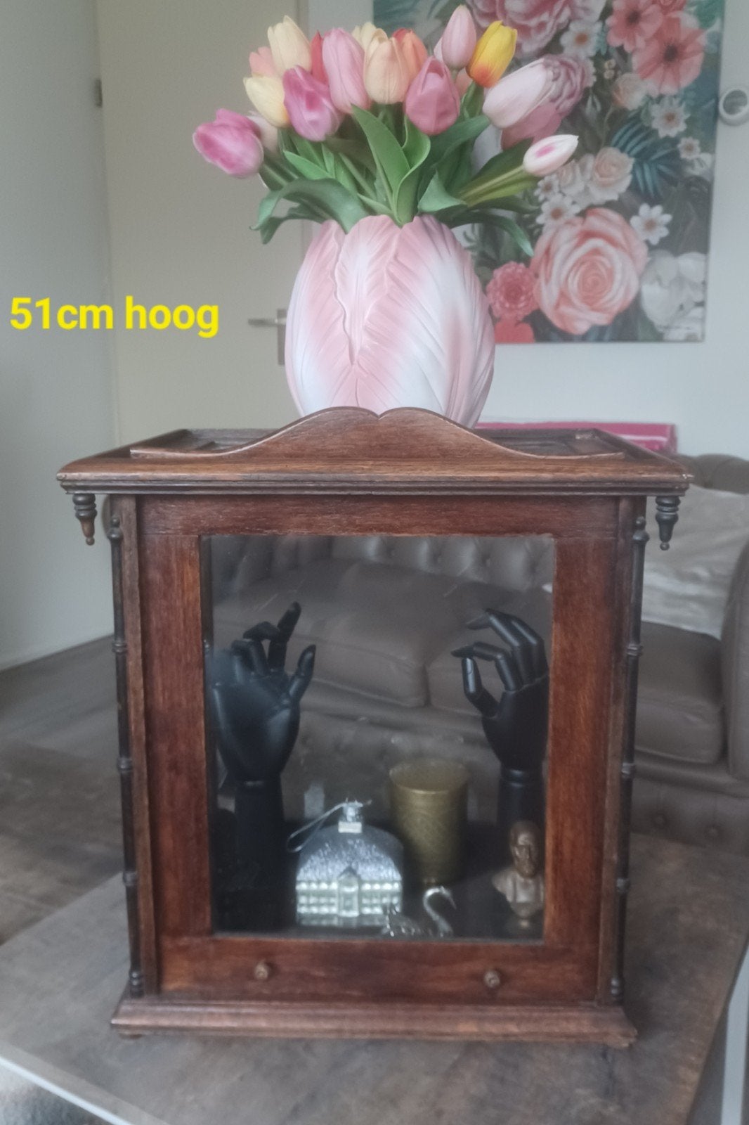 Antiek toonbank kastje apotheek kast Art Deco 1900-1920, Antiek en Kunst, Ophalen