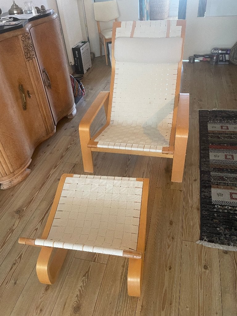 LOUNGE STOEL IKEA VILAN, Ophalen, Gebruikt, Minder dan 75 cm, Stof