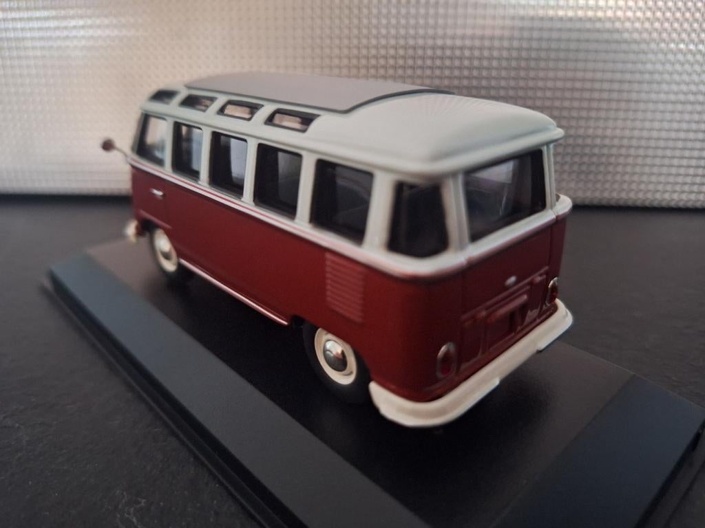 Volkswagen T1 Samba 1961 Schaal 1:43, Overige merken, Nieuw, Ophalen of Verzenden, Maxichamps