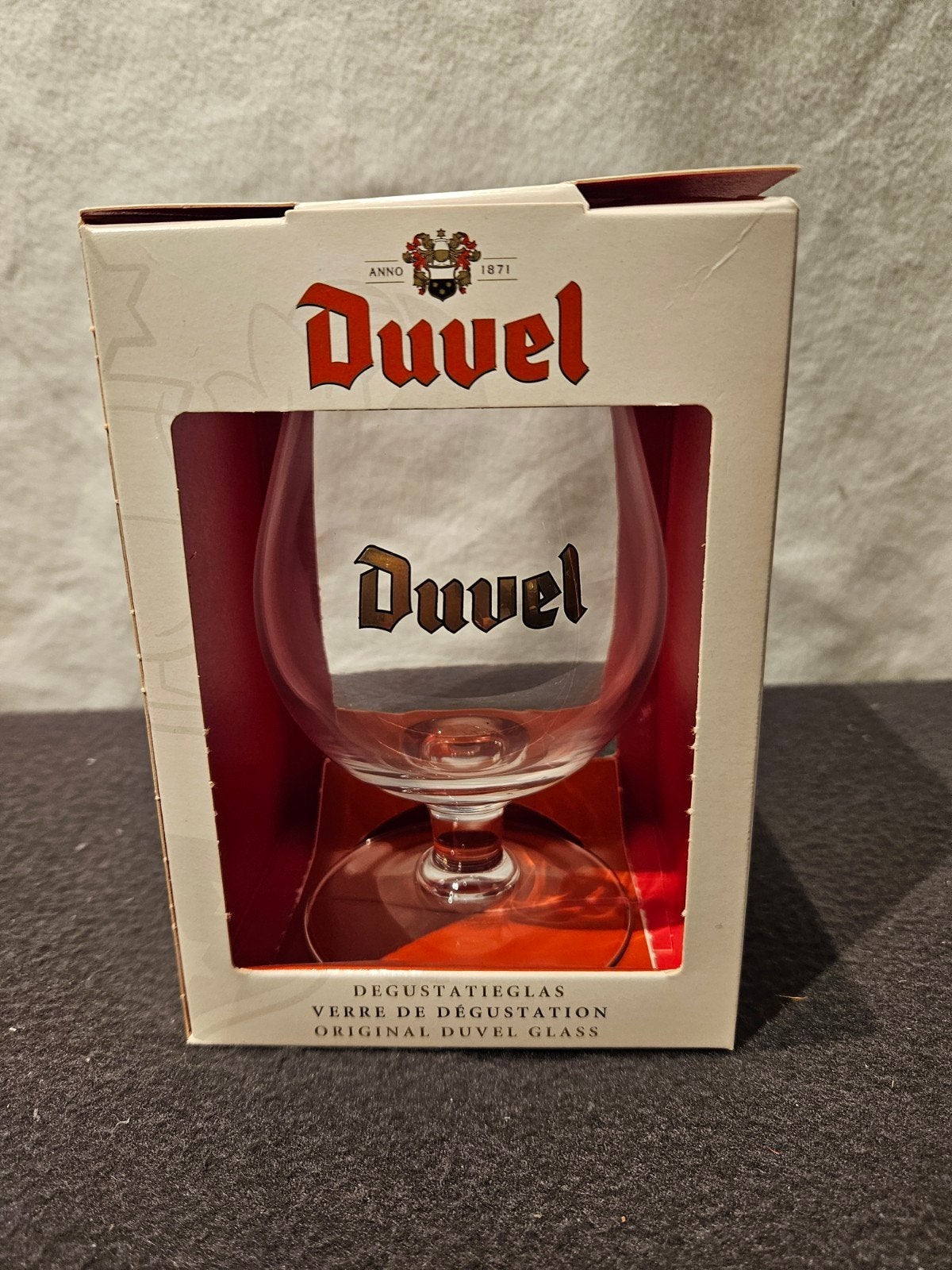 Duvel degustatieglas - Nieuw in verpakking, Verzamelen, Ophalen of Verzenden, Nieuw, Glas of Glazen, Duvel