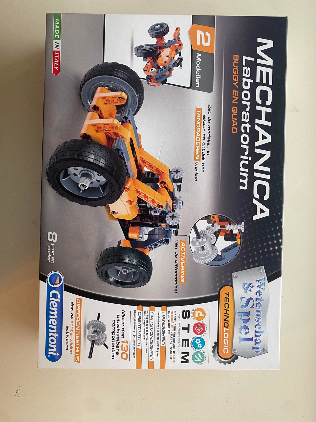 Clementoni Mechanica Laboratorium Buggy & Quad, Ophalen of Verzenden, Zo goed als nieuw, Bouwen