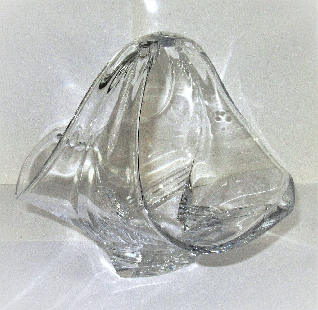 Cofrac Art Verrier France art lood crystal decoratief vaas., Antiek en Kunst, Antiek | Glas en Kristal, Ophalen of Verzenden