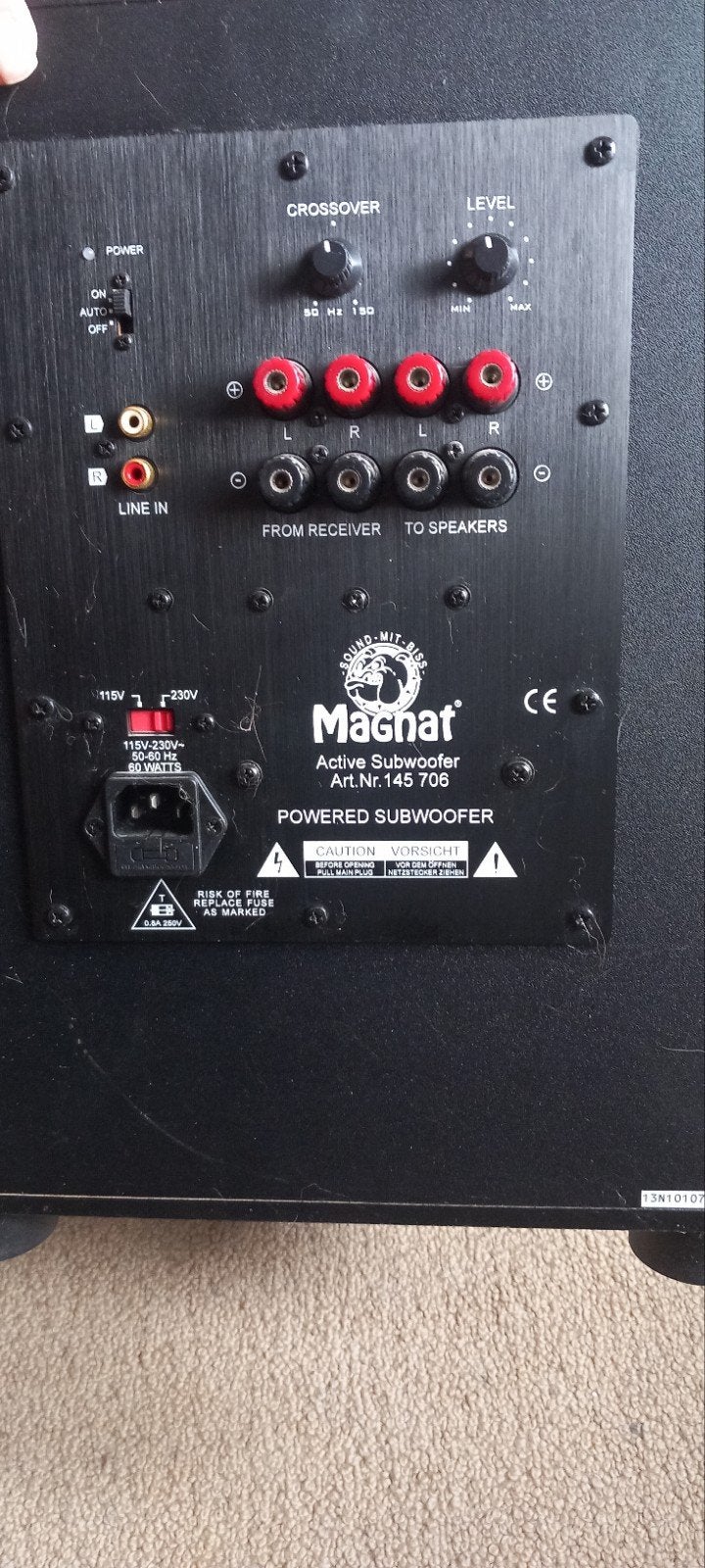 subwoofer, Ophalen, Zo goed als nieuw, Subwoofer, Overige merken