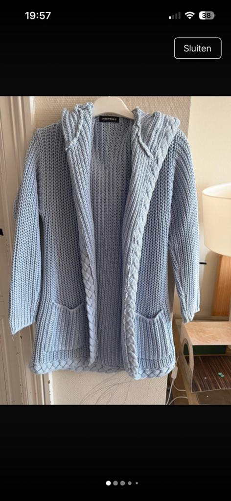Repeat vest, Verzenden, Zo goed als nieuw, Maat 38/40 (M), Blauw
