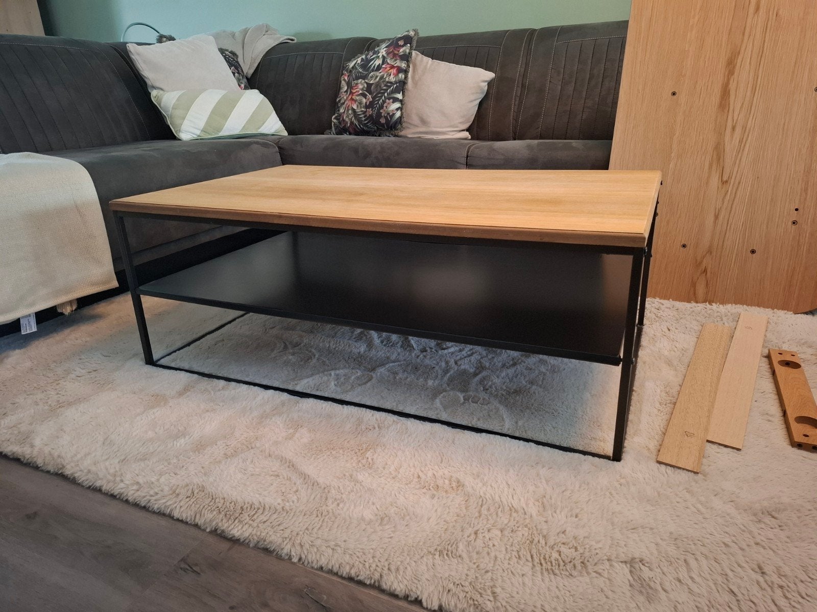 Salontafel Xenos 100x60x38 cm - moet uiterlijk 23 aug weg, Gebruikt, 100 tot 150 cm, 50 tot 100 cm, Industrieël