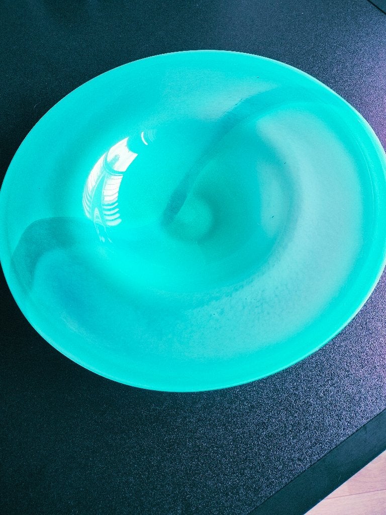 Schaal Glas Art-glass Noorwegen Sandefjord 1970, Ophalen of Verzenden