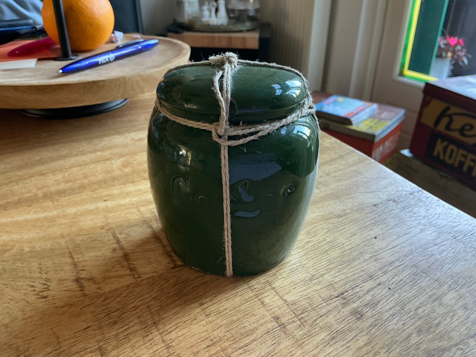 Zeldzame oude gemberpot, Antiek en Kunst, Ophalen of Verzenden