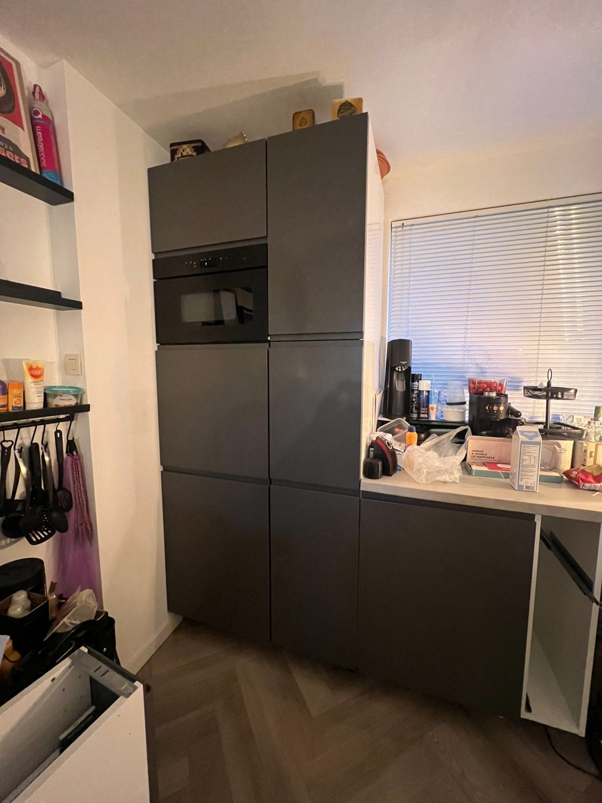 Keuken (4 jaar oud), Ophalen, Zo goed als nieuw, Grijs