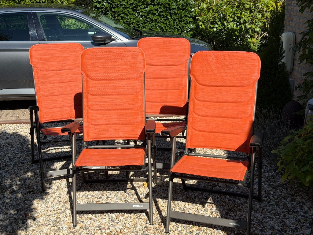 Campingstoelen en voetenbankjes, Caravans en Kamperen, Kampeermeubelen, Ophalen, Zo goed als nieuw, Campingstoel