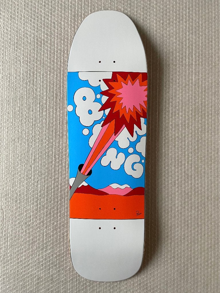 Parra x Ben G Cannon Deck skateboard 2016 signed drawing, Sport en Fitness, Skateboarden, Ophalen of Verzenden, Zo goed als nieuw