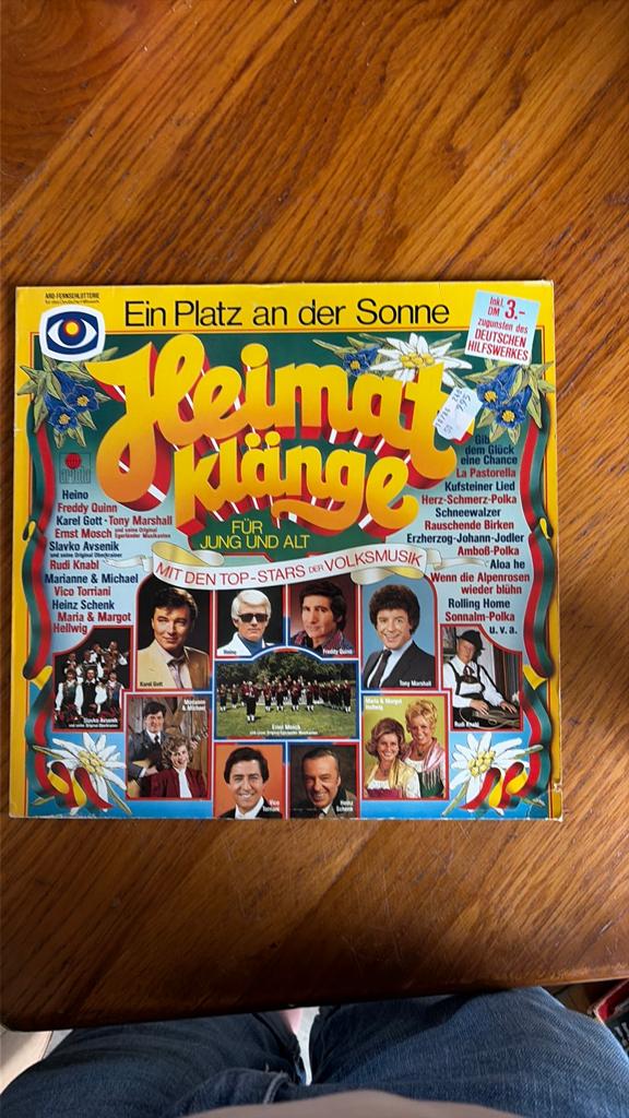 Heimatklänge - Ein Platz an der Sonne LP (Volksmusik), Gebruikt, Ophalen of Verzenden, 1970 - 1979, 12 inch