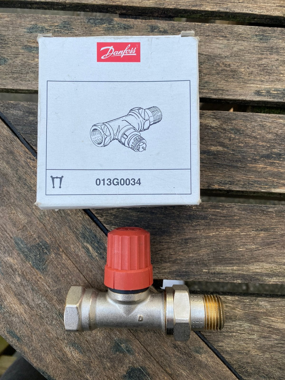 Danfoss thermostaatkraan ra-n 15 recht 1/2’’, Radiator, Nieuw, Minder dan 60 cm, Ophalen of Verzenden