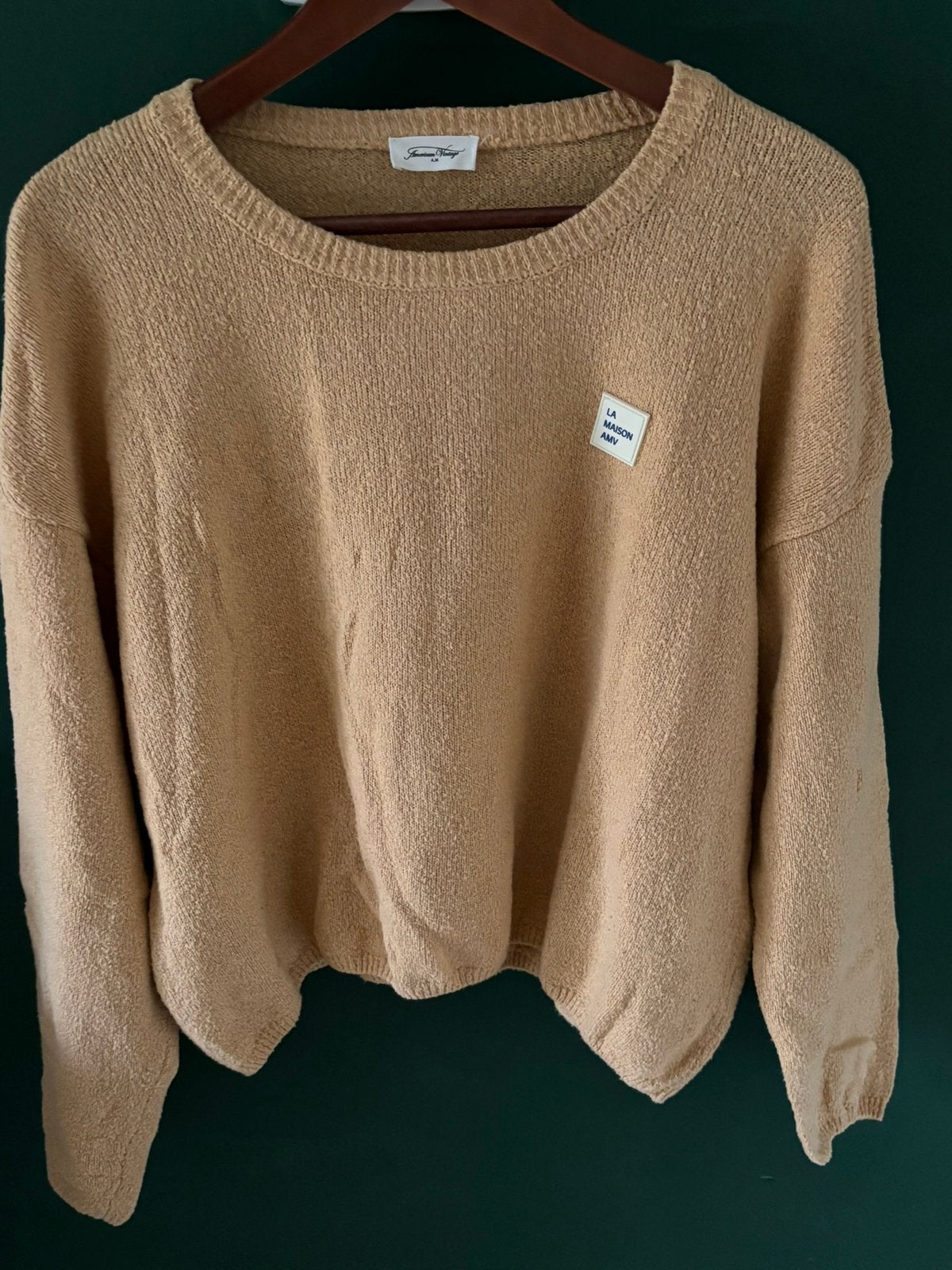 American Vintage zomer trui, Ophalen of Verzenden, Zo goed als nieuw, Maat 38/40 (M), Bruin