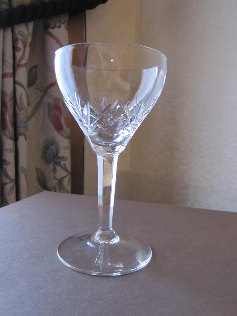 mooi kristal aperitief glas -stam met geslepen facetten, Antiek en Kunst, Antiek | Glas en Kristal, Verzenden