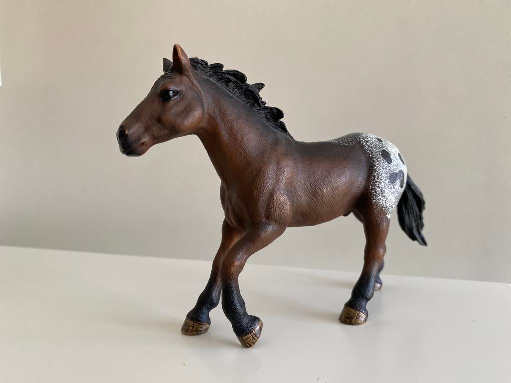 Schleich Appaloosa Hengst ~ 13732, Ophalen of Verzenden, Zo goed als nieuw, Paard, Beeldje of Figuurtje