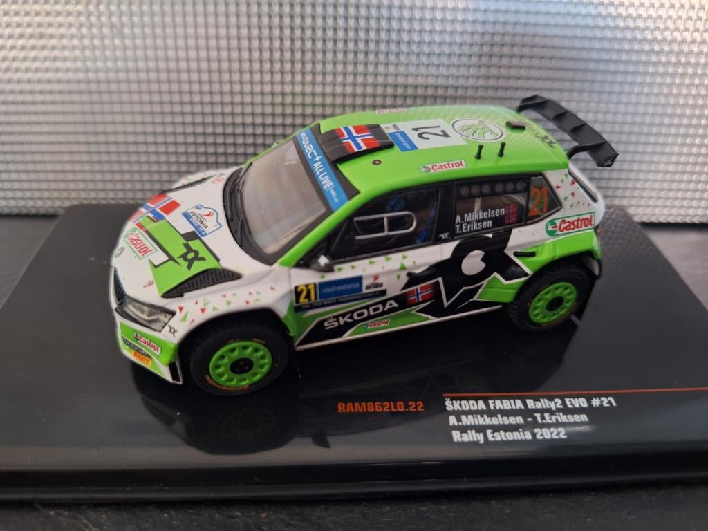 Skoda Fabia Rally 2 EVO #21 Rally Estonia 2022 Schaal 1:43, Overige merken, IXO, IXO, Nieuw