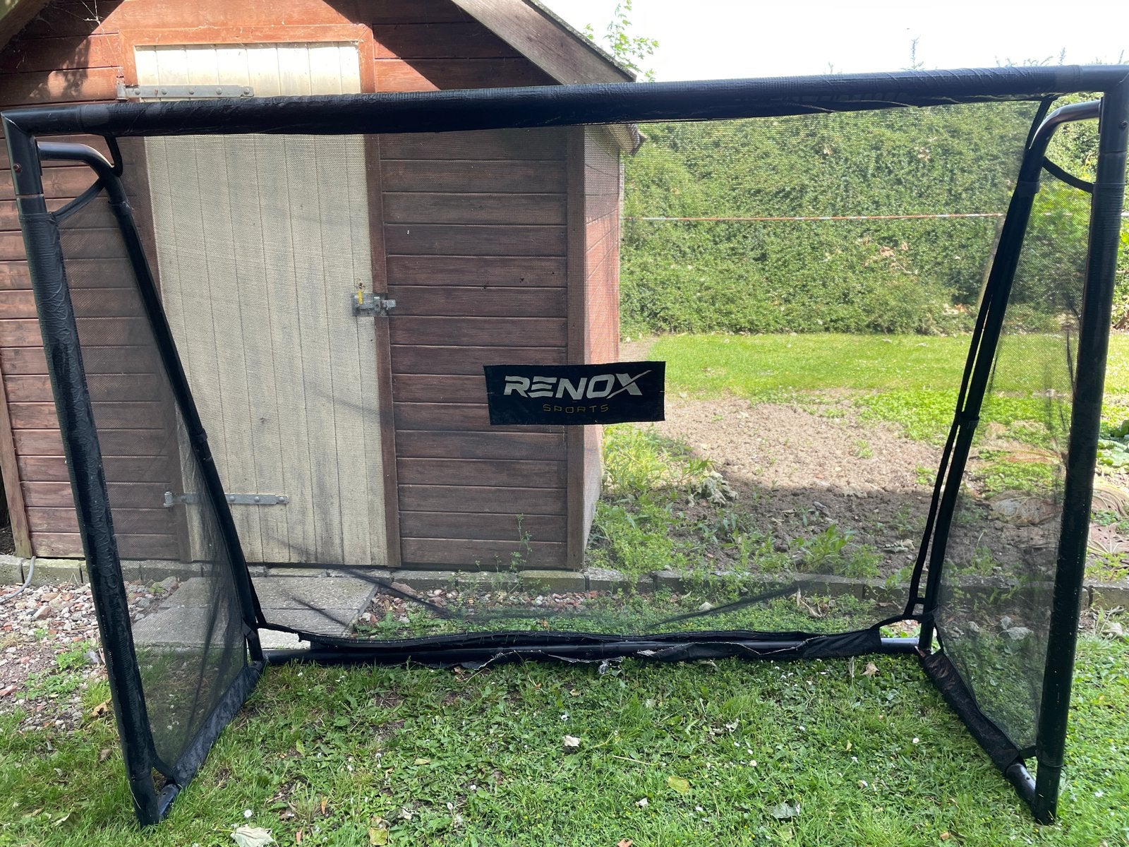 Renox voetbaldoel met gatendoek- 160x215 cm, Sport en Fitness, Voetbal, Gebruikt, Overige typen, Maat XL, Ophalen