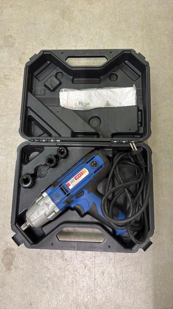 HBM elektrische slagmoersleutel, Overige typen, Ophalen of Verzenden, Klopboormechanisme, Gebruikt