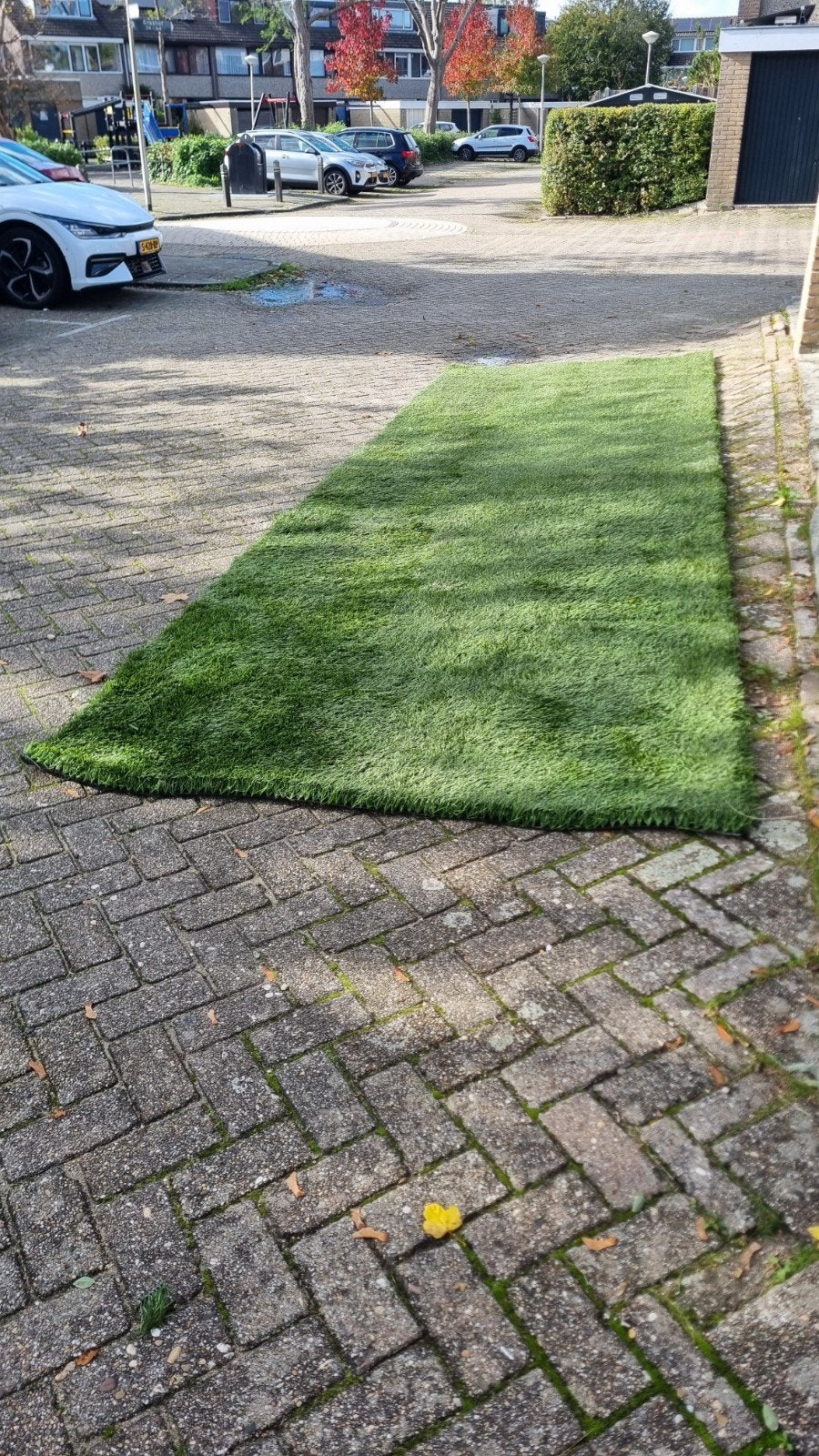Kunstgras Topkwaliteit 170x560 (9.5m2) Grasmat Balkon Terras, Ophalen, Zo goed als nieuw, Minder dan 10 m², Kunstgras