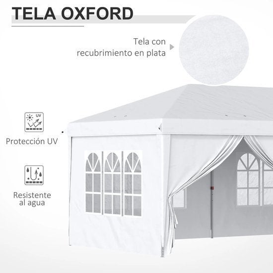 Paviljoen - Tuinpaviljoen - Partytent - Tuintent - Pop-up Kl, Corvance B.V., Verzenden, Nieuw, Corvancebol@gmail.com
