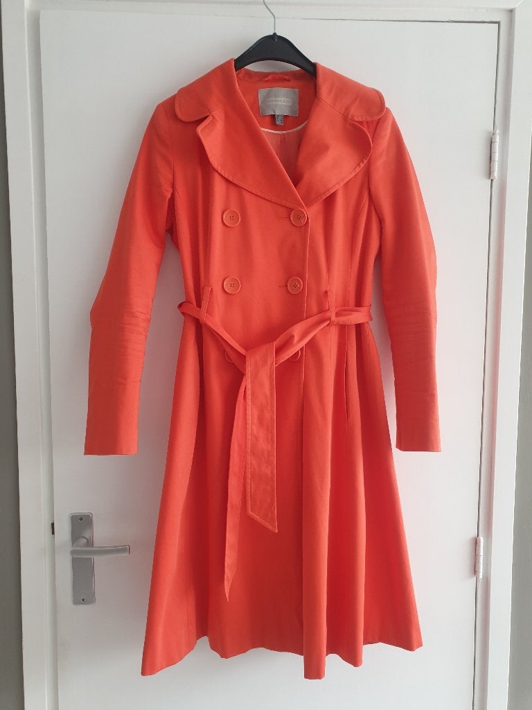 Een superleuke oranje zomerjas van bandolera maat 34, Oranje, Ophalen of Verzenden, Zo goed als nieuw, Maat 34 (XS) of kleiner