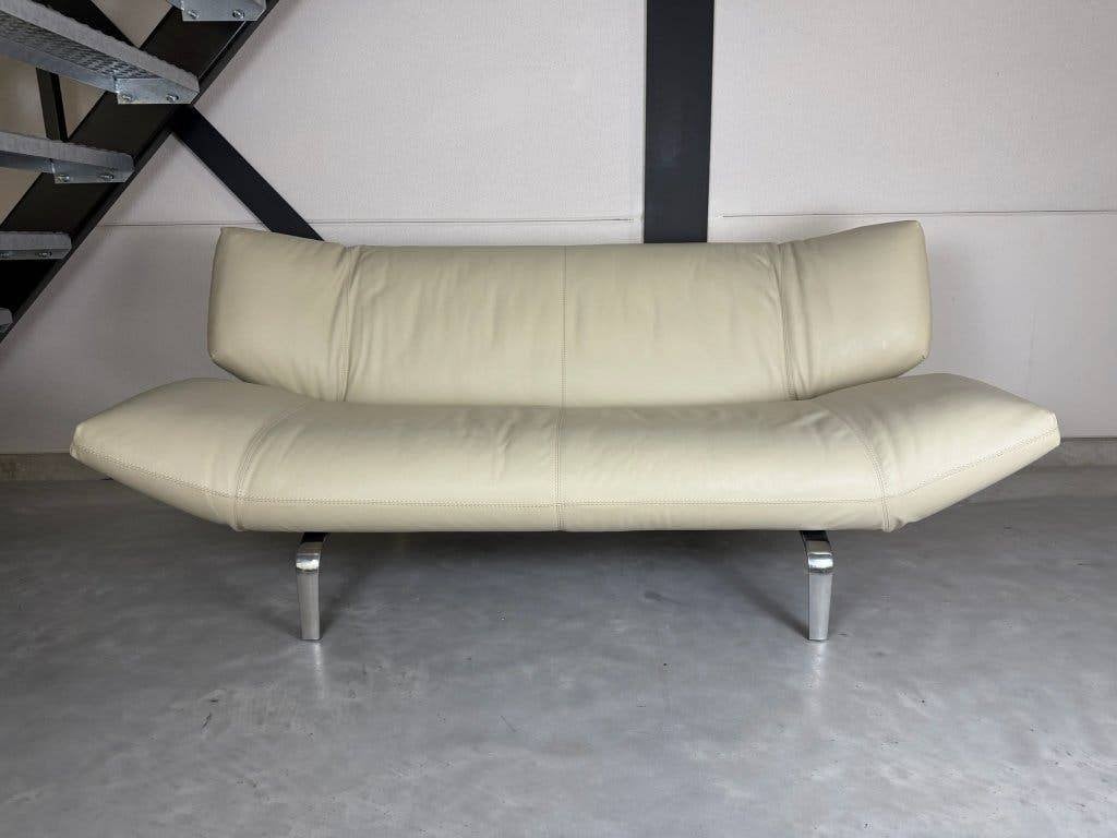 Leolux Devon 2,5-zits bank – leder – nieuwstaat, Huis en Inrichting, Ophalen, Overige maten, 150 tot 200 cm, 75 tot 100 cm