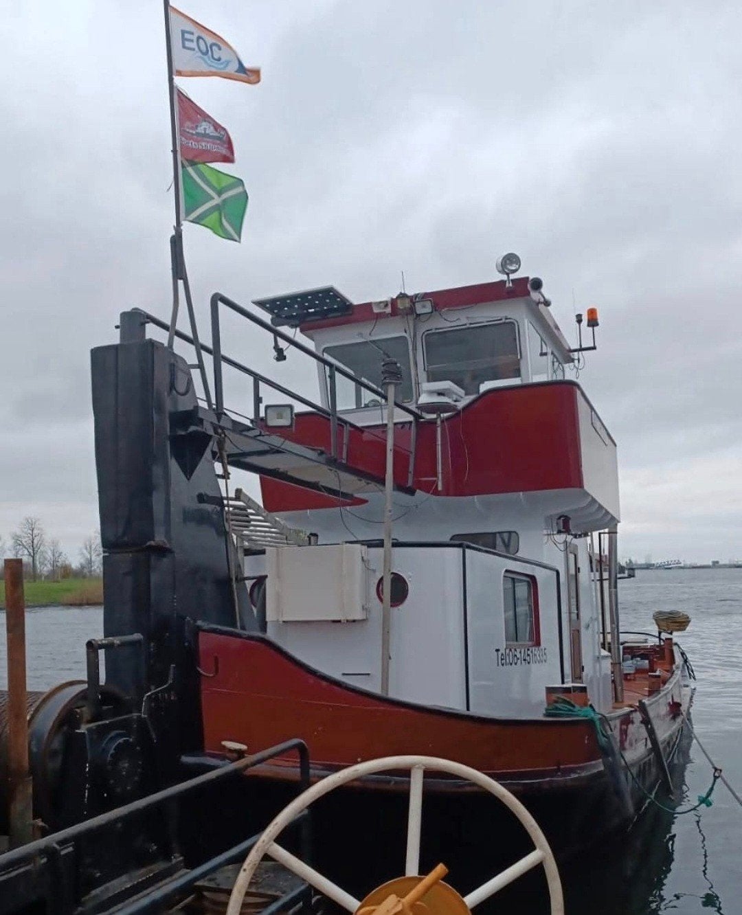 Duwboot (de rode 75,000 euro) + duw-sleepbootje 48,000, Staal, Overige merken, Gebruikt, Binnenboordmotor