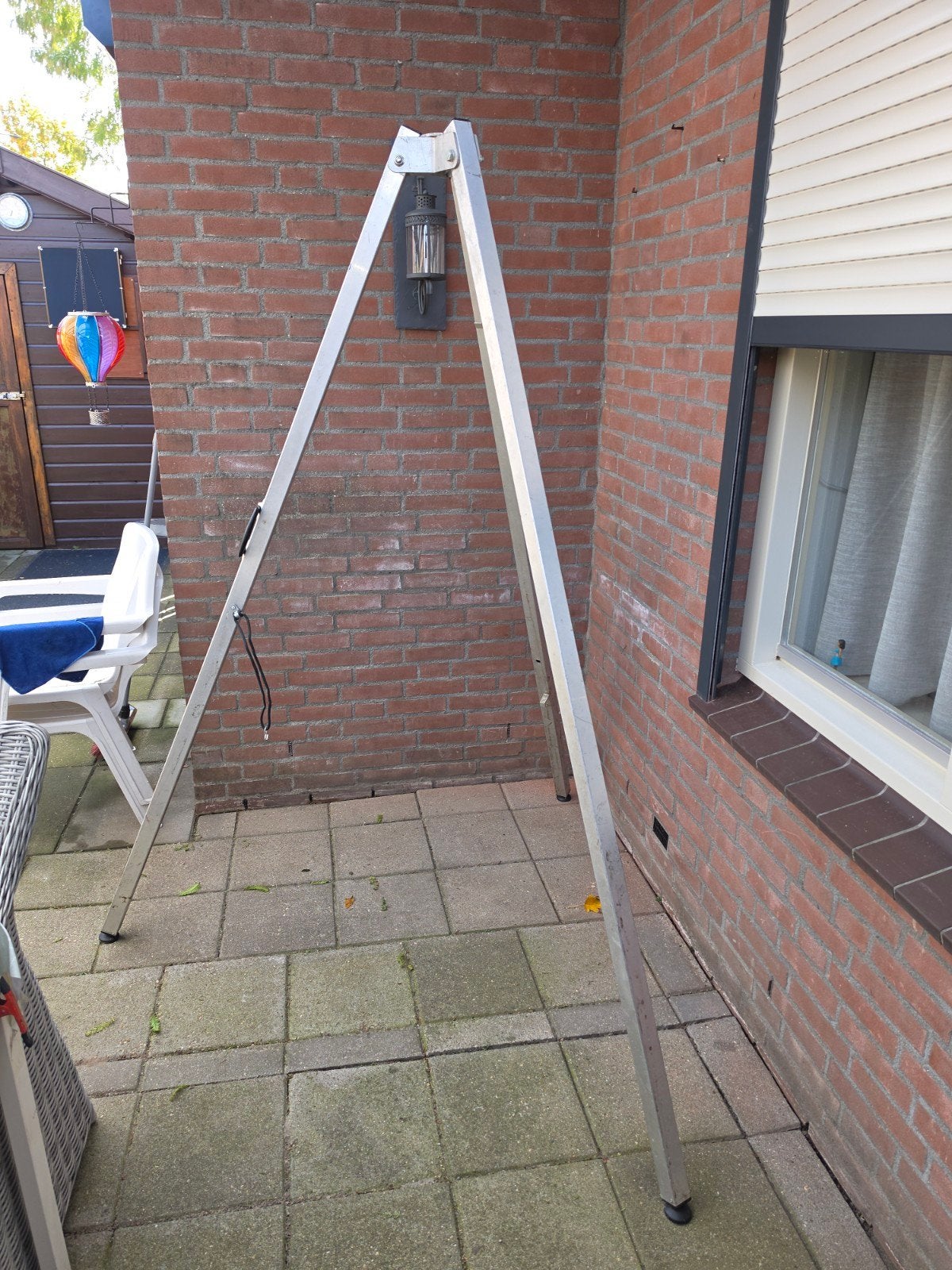 aluminium driepoot tractel tracpode, Ophalen