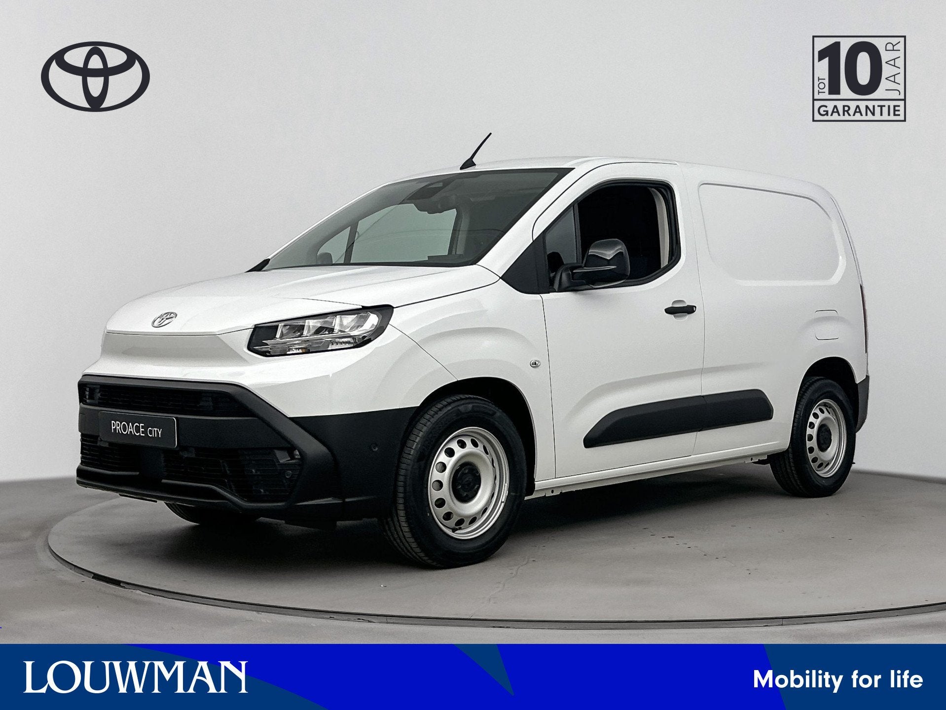 Toyota PROACE CITY Electric 10th Anniversary 50 kWh | Apple, 12 maanden, Stof, Zwart, 320 km