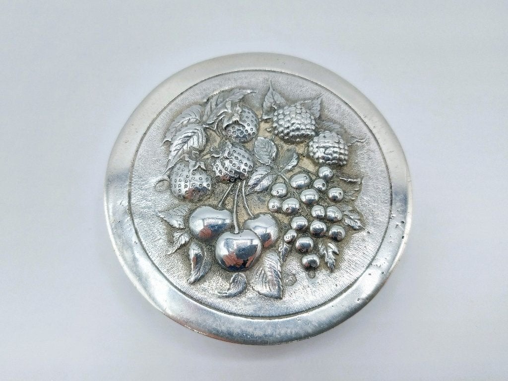 Zilveren jampotdeksel, B.W. van Eldik, Zutphen, 1932, Verzenden, Zilver