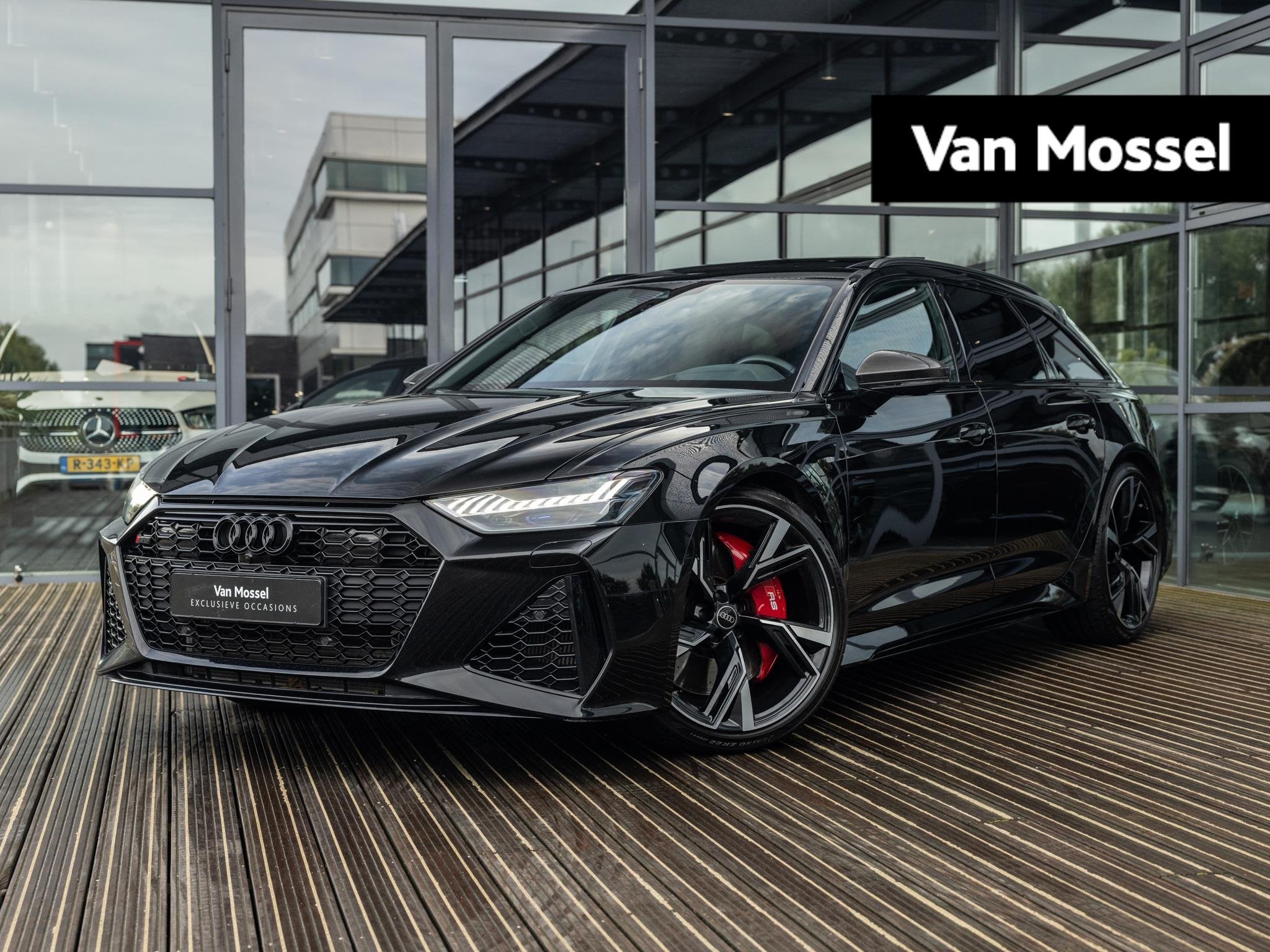 Audi RS6 Avant 4.0 TFSI quattro | DYNAMIC | HEAD-UP DISPLAY, Auto's, 12 maanden, Gebruikt, Leder, Vierwielaandrijving