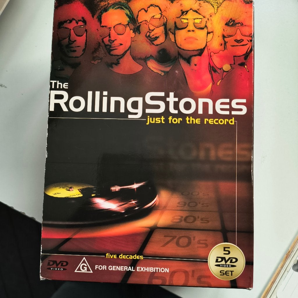 The Rolling Stones - Just For The Record DVD Boxset, Cd's en Dvd's, Dvd's | Muziek en Concerten, Alle leeftijden, Ophalen of Verzenden