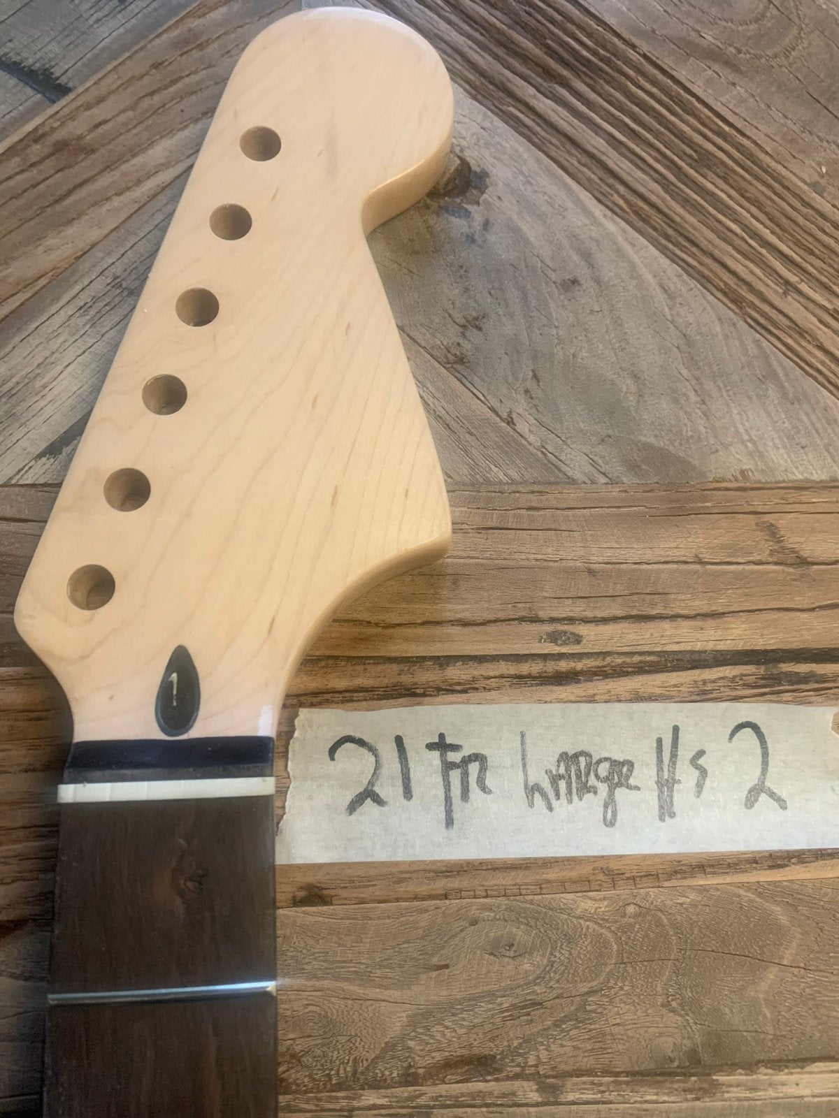 Stratocaster hals Cbs era Rw toets 21 frets” large2 RW, Verzenden, Geen, Geen, Jpsg